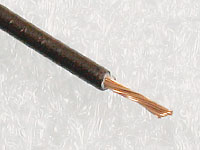Kopplingstråd, brun 0,75