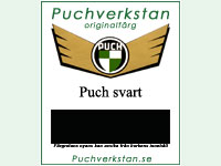 Lack, Puch svart