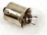 Gldlampa, bakljus, 6V 3W BA15S