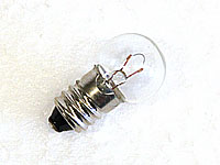 Lampa 6V 3W, E10 skruvfattning