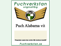 Lack 1L Puch Alabama crme vit