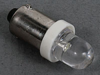 LED lampa 6V BA9S Ingjuten