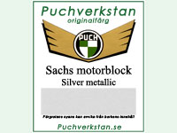 Lack För Sachs motorblock silvermetallic