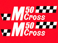 Sidokåpsdekaler M50 Cross Vita