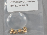 Munstycke 4mm stl 80,82,84,86,88 + lupp