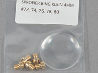 Munstycke 4mm stl 72,74,76,78,80 + lupp