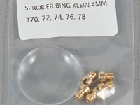 Munstycke 4mm stl 70,72,74,76,78 + lupp