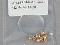 Munstycke 4mm stl 62,64,66,68,70 + lupp