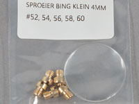 Munstycke 4mm stl 52,54,56,58,60 + lupp