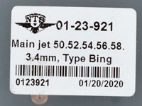 Munstyckssats Bing 3,4mm (50-58)