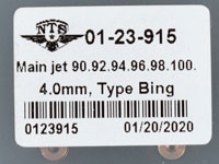 Munstyckssats Bing 4mm (90-100)