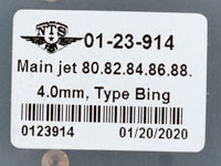 Munstyckssats Bing 4mm (80-88)