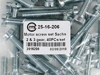 Skruvsats Motor Sachs 2/3 vxl. 50/2, 50/3 LS