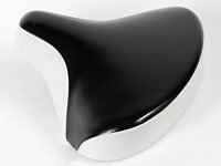 Sadel Crescent Svart/Vit