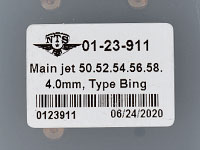 Munstyckssats Bing 4mm (50-58)