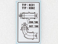 Dekal Insugsgummi Honda MT50 / MB50