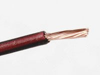 Kopplingstrd Rd/svart 1,5mm