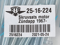 Skruvsats Motor Zndapp 1967-