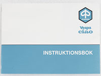 Instruktionsbok Piaggio Ciao