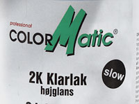 Klarlack 500ml 2-komponent hgglans.