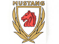 Tankdekal Mustang nyare