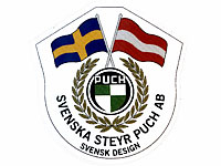 Dekal Svenska PUCH 38x39mm