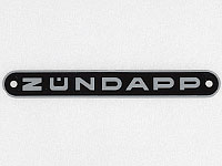 Emblem till dyna Zündapp (svart)