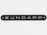 Emblem till dyna Zndapp (svart)