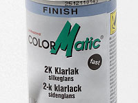 Klarlack 2-komponent sidenmatt 200ml