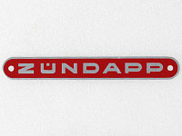 Emblem till dyna Zündapp (RÖTT)