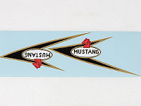 Tankdekalsats Mustang