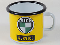Emaljmugg Gul PUCH SERVICE