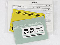 Instruktionsbok Zündapp CS50/CX50