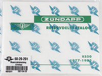 Reservdelskatalog KS50 1977-83