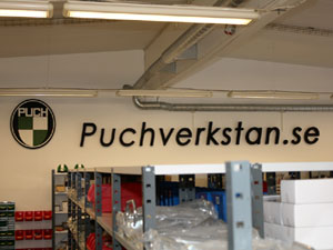 Puchverkstans lager